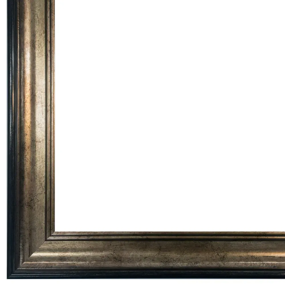 Scandi Photo Frame 45 x 30cm - Black & Gold