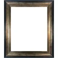 Scandi Photo Frame 45 x 30cm - Black & Gold