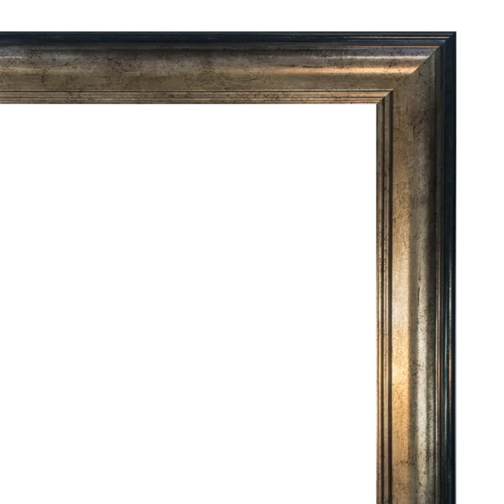 Scandi Photo Frame 6 x 4 Inch - Black & Gold