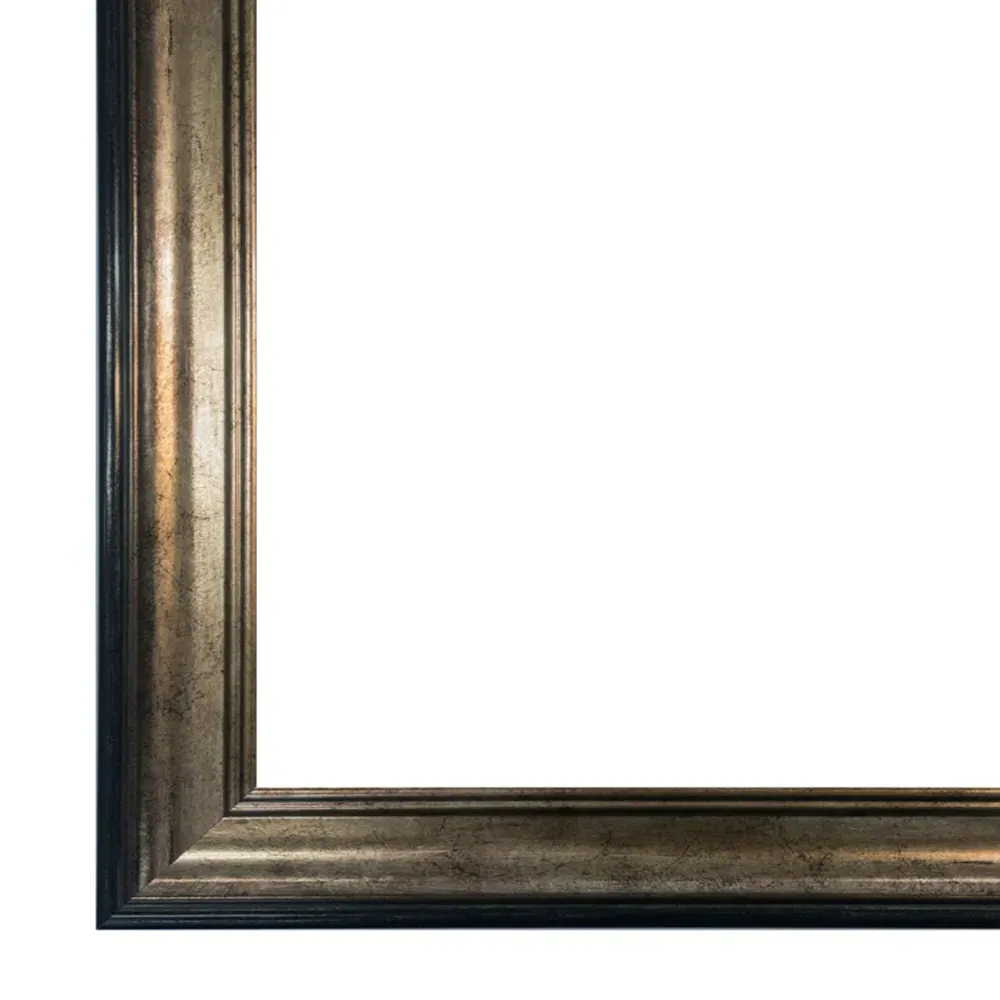 Scandi Photo Frame 6 x 4 Inch - Black & Gold