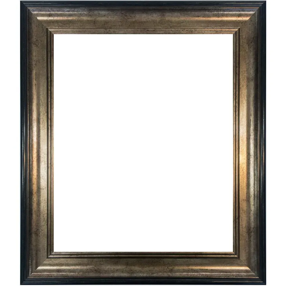 Scandi Photo Frame 6 x 4 Inch - Black & Gold