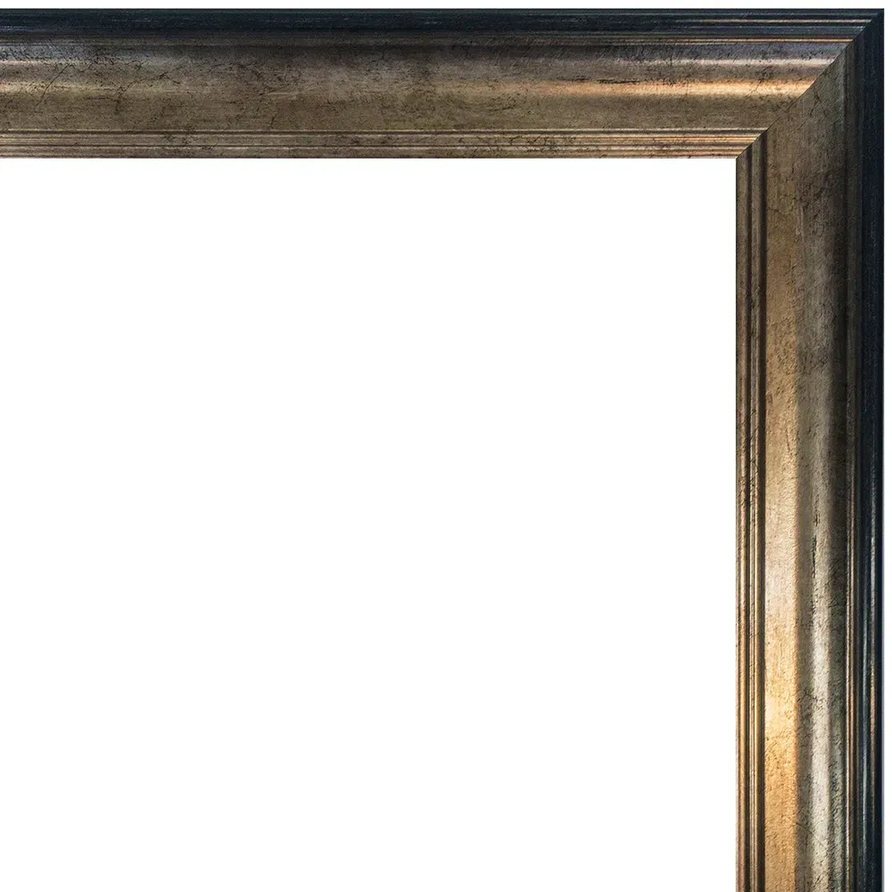 Scandi Photo Frame 70 x 50cm - Black & Gold