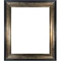 Scandi Photo Frame A3 - Black & Gold