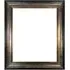 Scandi Photo Frame A3 - Black & Gold
