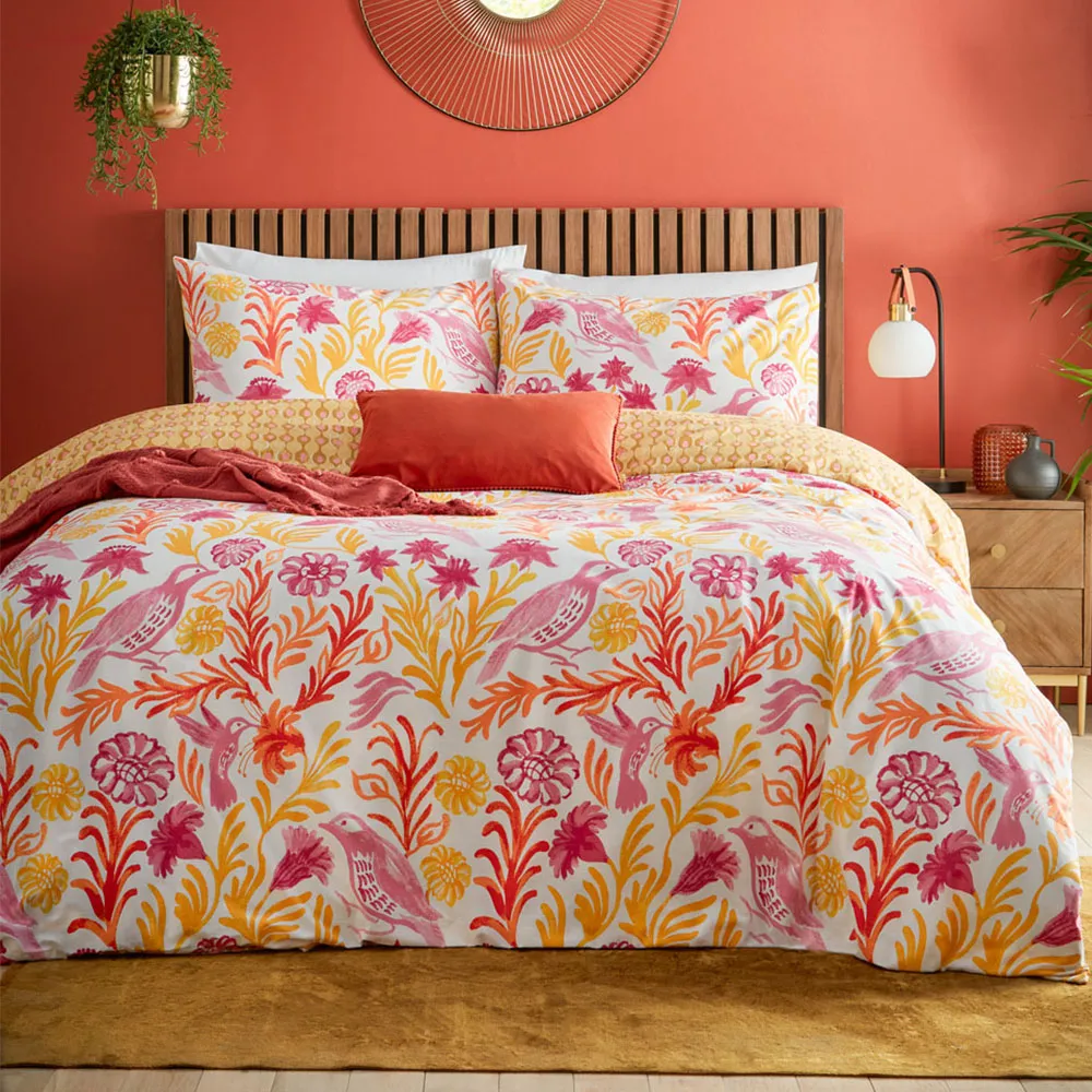 Alentejo Super King Size Duvet Cover Set - Yellow