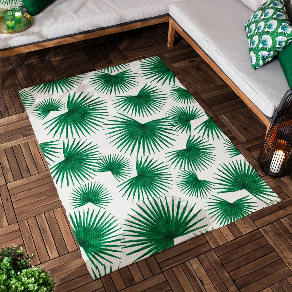 Algave Indoor Outdoor Rug 120x170cm - Green
