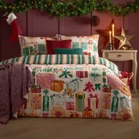 All Wrapped Up Single Duvet Set Reversible - Green