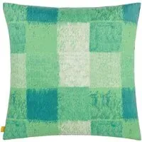 Alma Check Cushion - Green