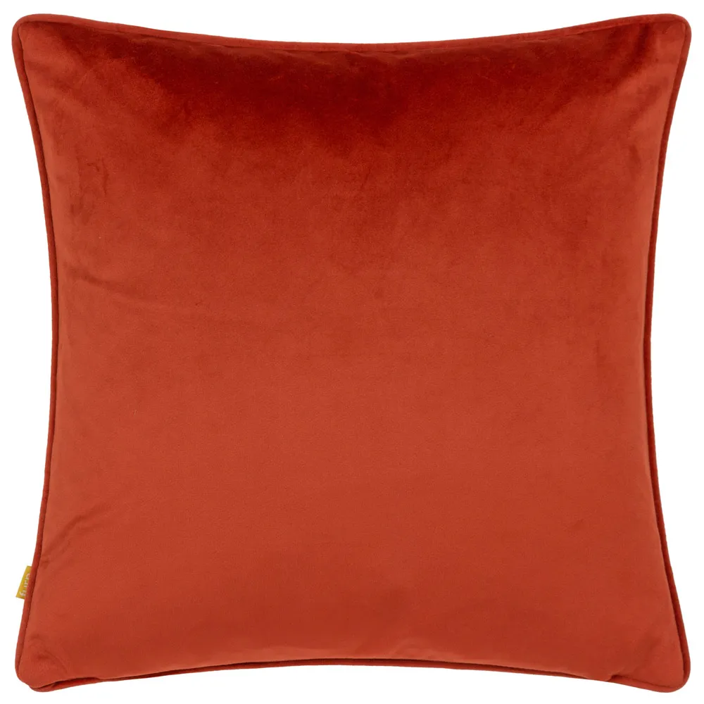 Amanita Cushion with Piped Edge - Green, Velvet