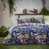 Amanita Mushroom King Size Duvet Set - Cobalt