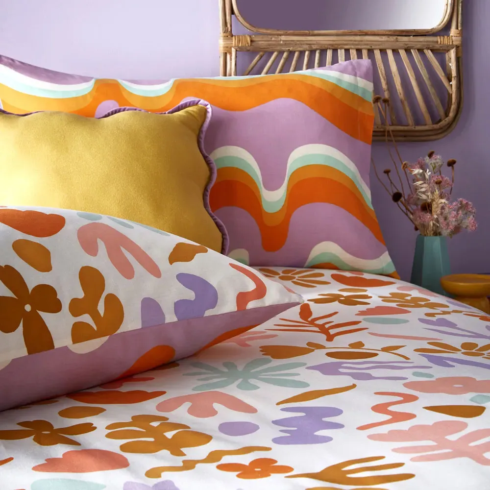 Amelie Super King Duvet Set - Multicolour, Polycotton