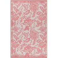 Anemone Woven Jacquard Outdoor Rug 120 x 180cm - Peach