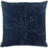 Angeles Floral Velvet Cushion - Navy Blue