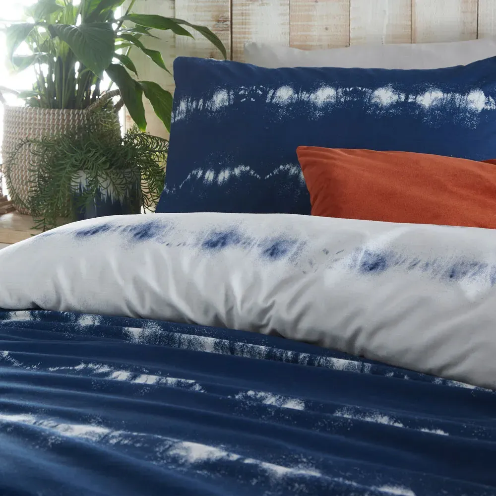 Arabi Super King Duvet Set - Indigo