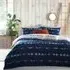 Arabi Super King Duvet Set - Indigo