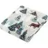 Arcticus Animal Fleece Throw - White and Blue