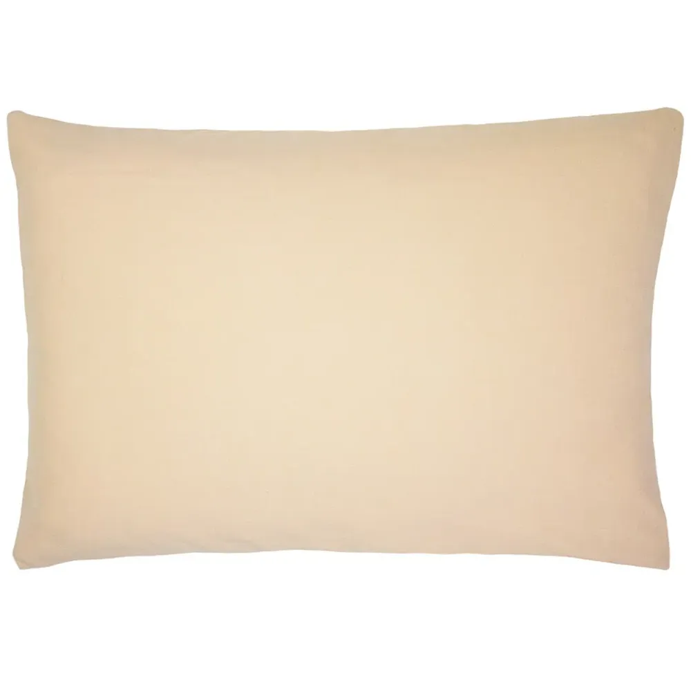 Ashram Hands Embroidered Cushion - Pink