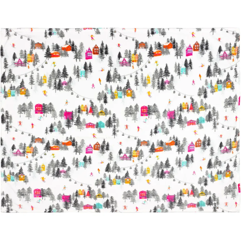 Aspen Fleece Throw - White