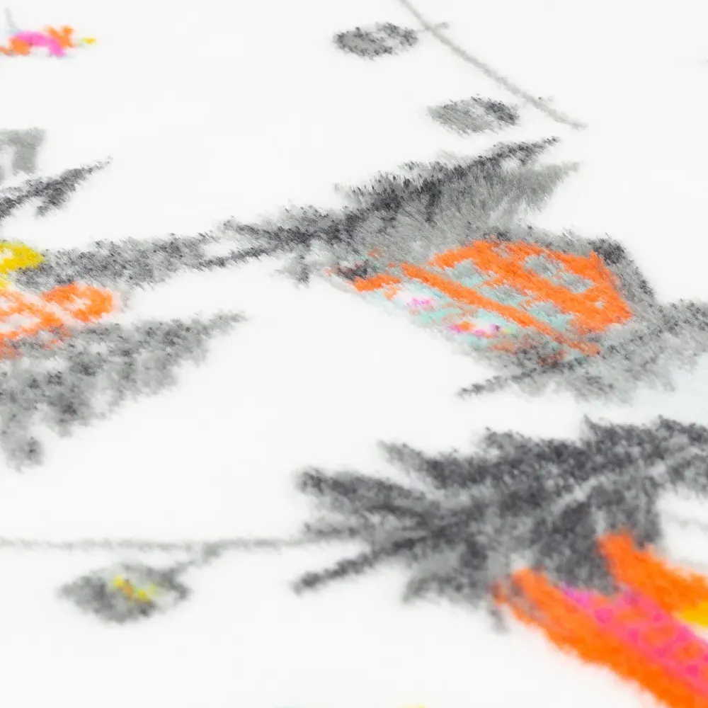 Aspen Fleece Throw - White