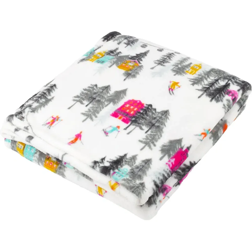 Aspen Fleece Throw - White image