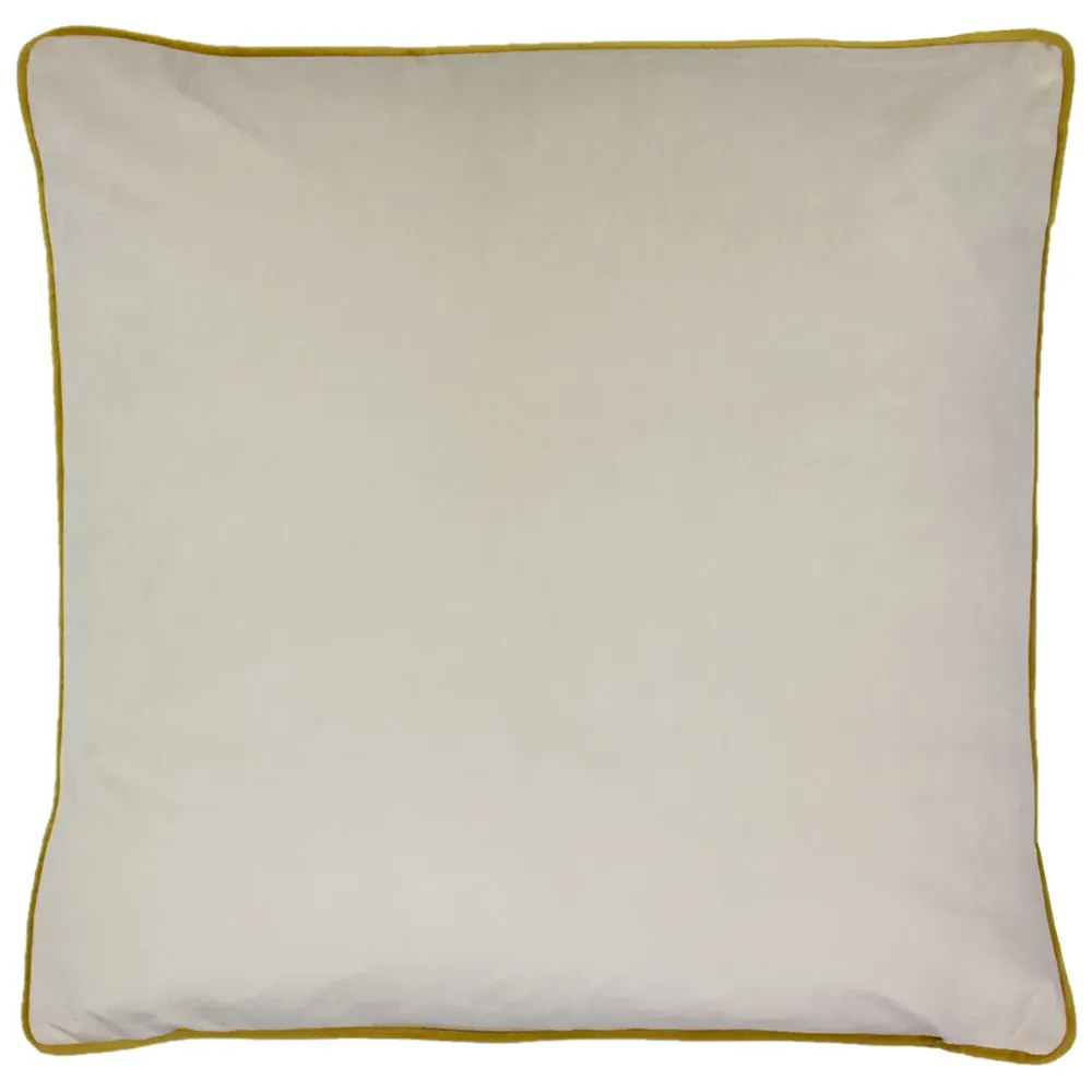 Astrid Embroidered Celestial Cushion - Ivory