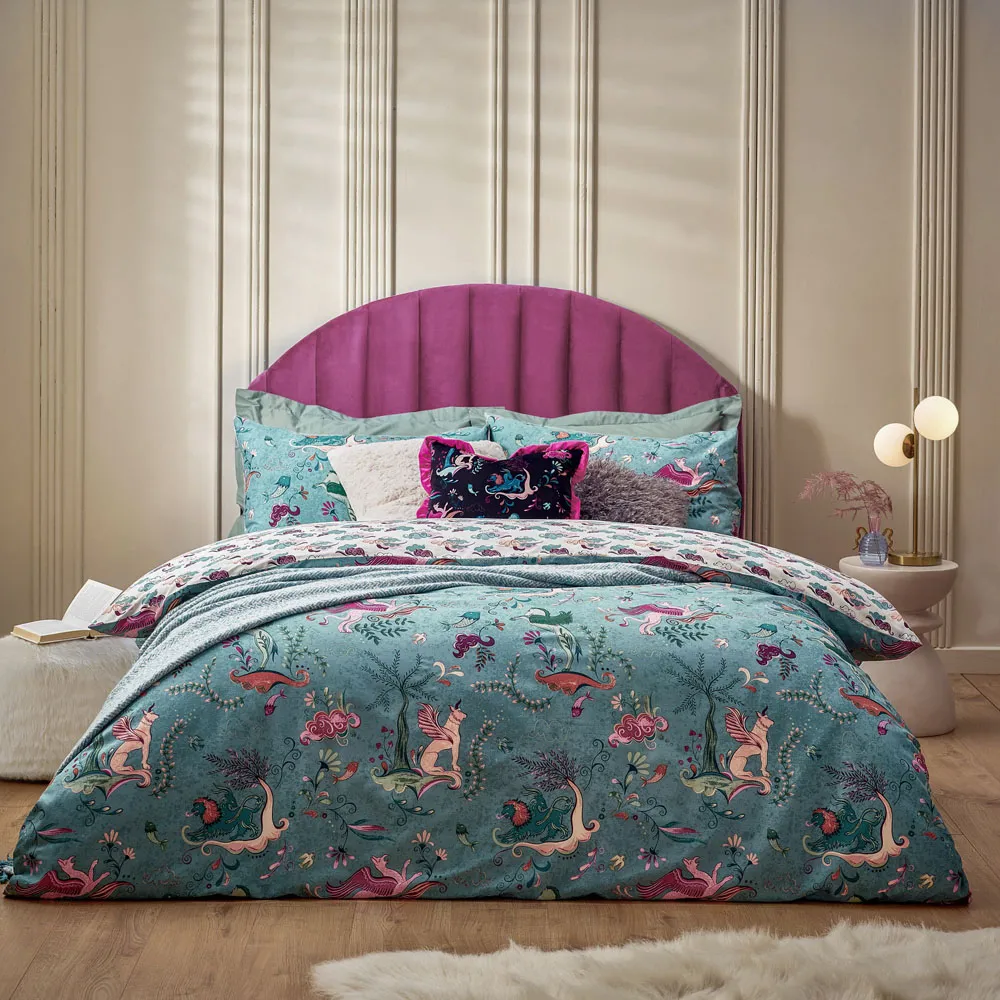Athena Double Duvet Set - Blue