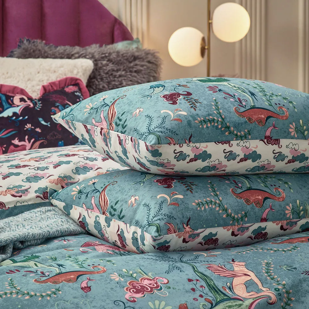 Athena Super King Size Duvet Set - Blue