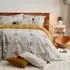 Atlas Global King Size Duvet Set - Ochre, Brushed Cotton