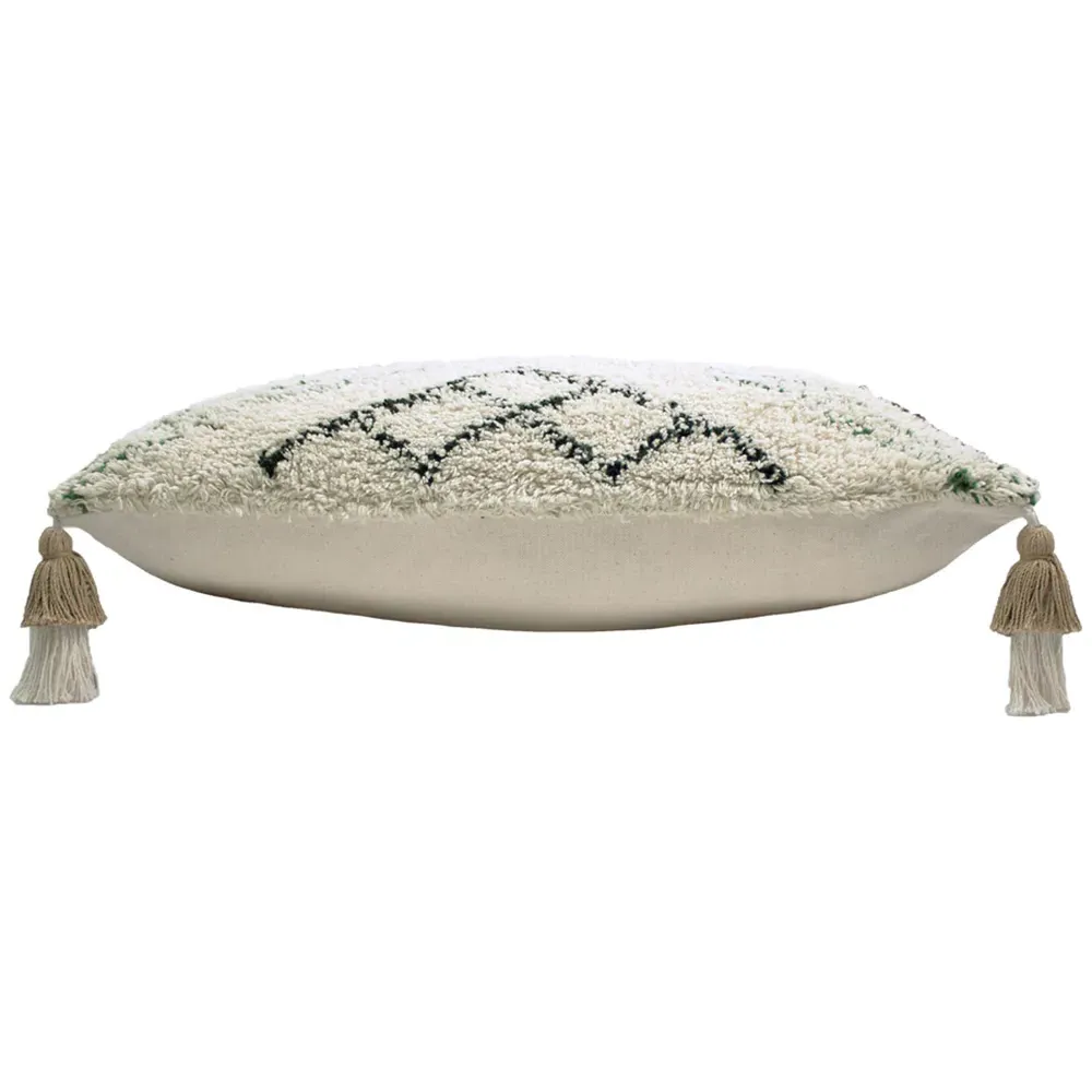 Atlas Moss Global Tufted Cushion - Multi