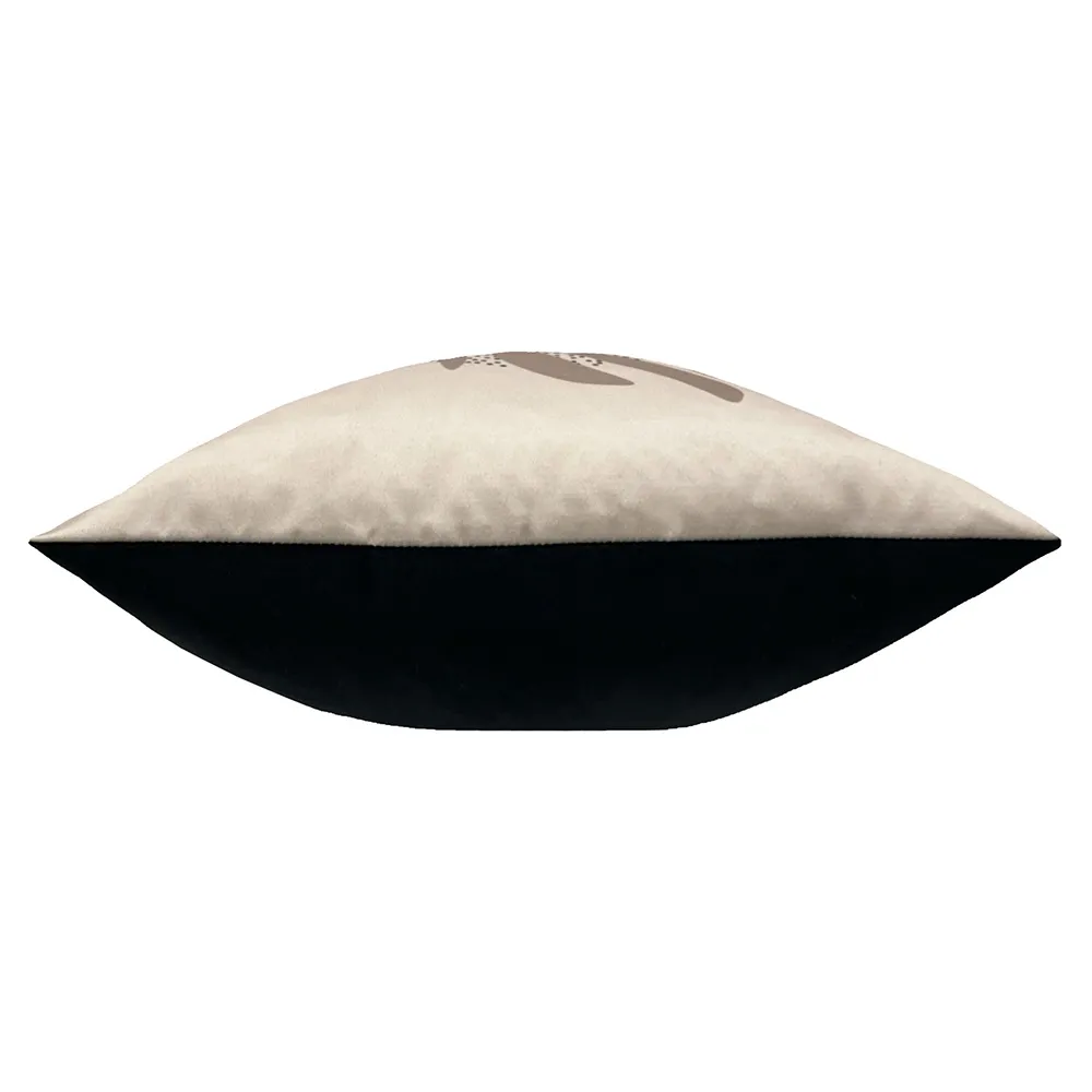 Aurora Blush Leopard Velvet Cushion - Pink