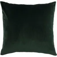 Aurora Ribbed Velvet Cushion - Green
