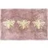 Bee Deco Cotton Anti-Slip Bath Mat - Pink