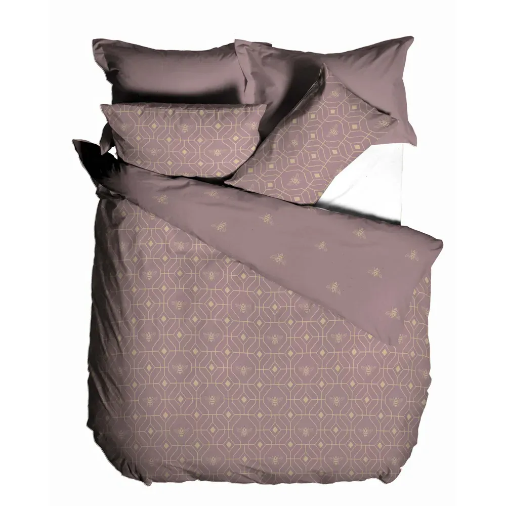 Bee Deco Double Duvet Set - Pink