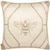 Bee Deco Geometric Cushion - Champagne
