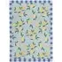 Blue Lemons Printed Indoor Outdoor Rug - Blue