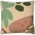 Blume Floral Cushion - Cream, Velvet