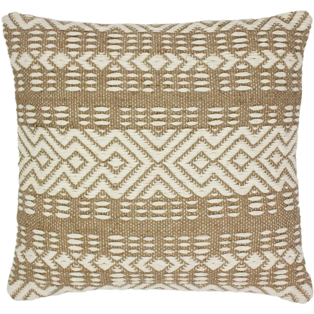 Bodhi Natural Woven Cushion - Cream image