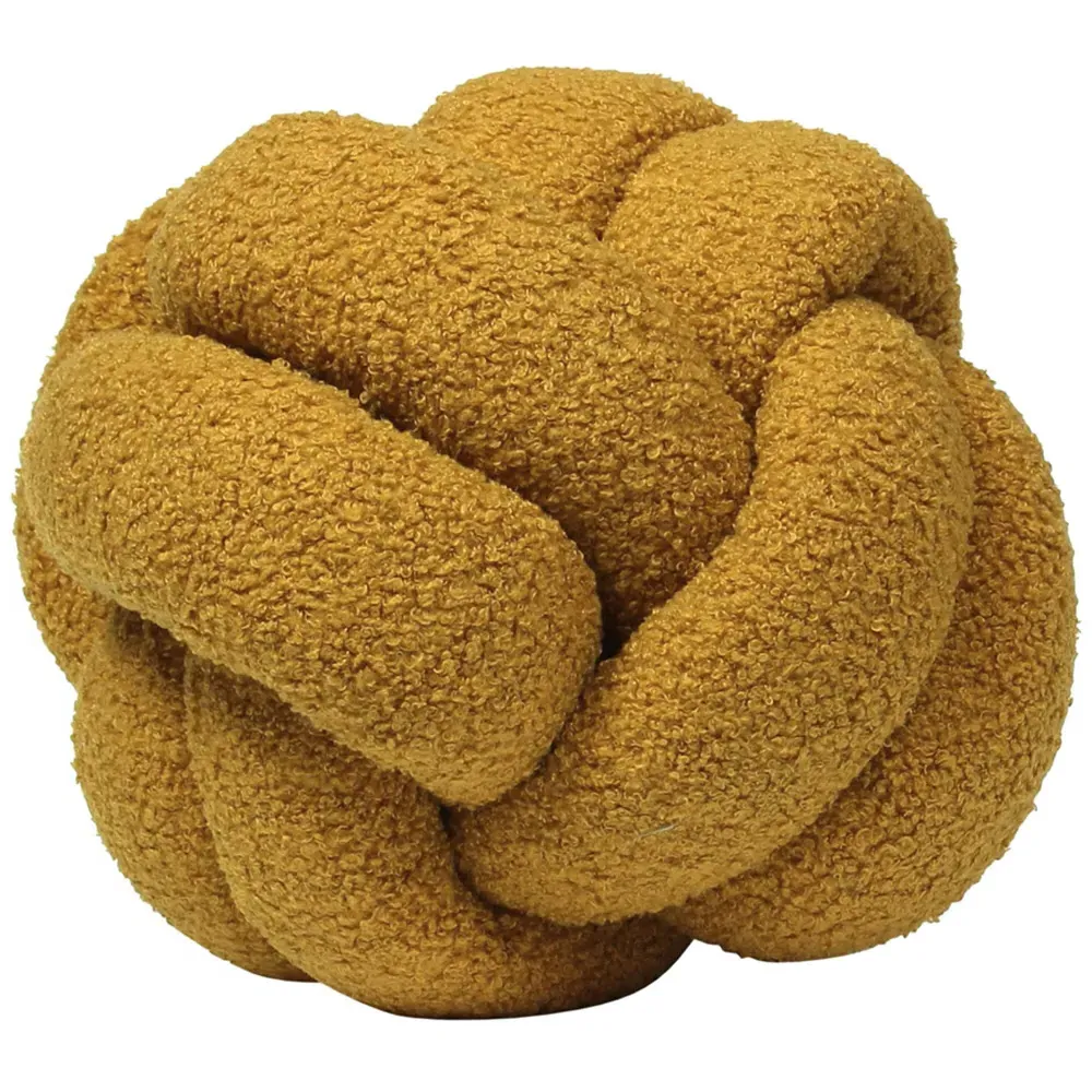 Boucle Knot Fleece Cushion - Multi