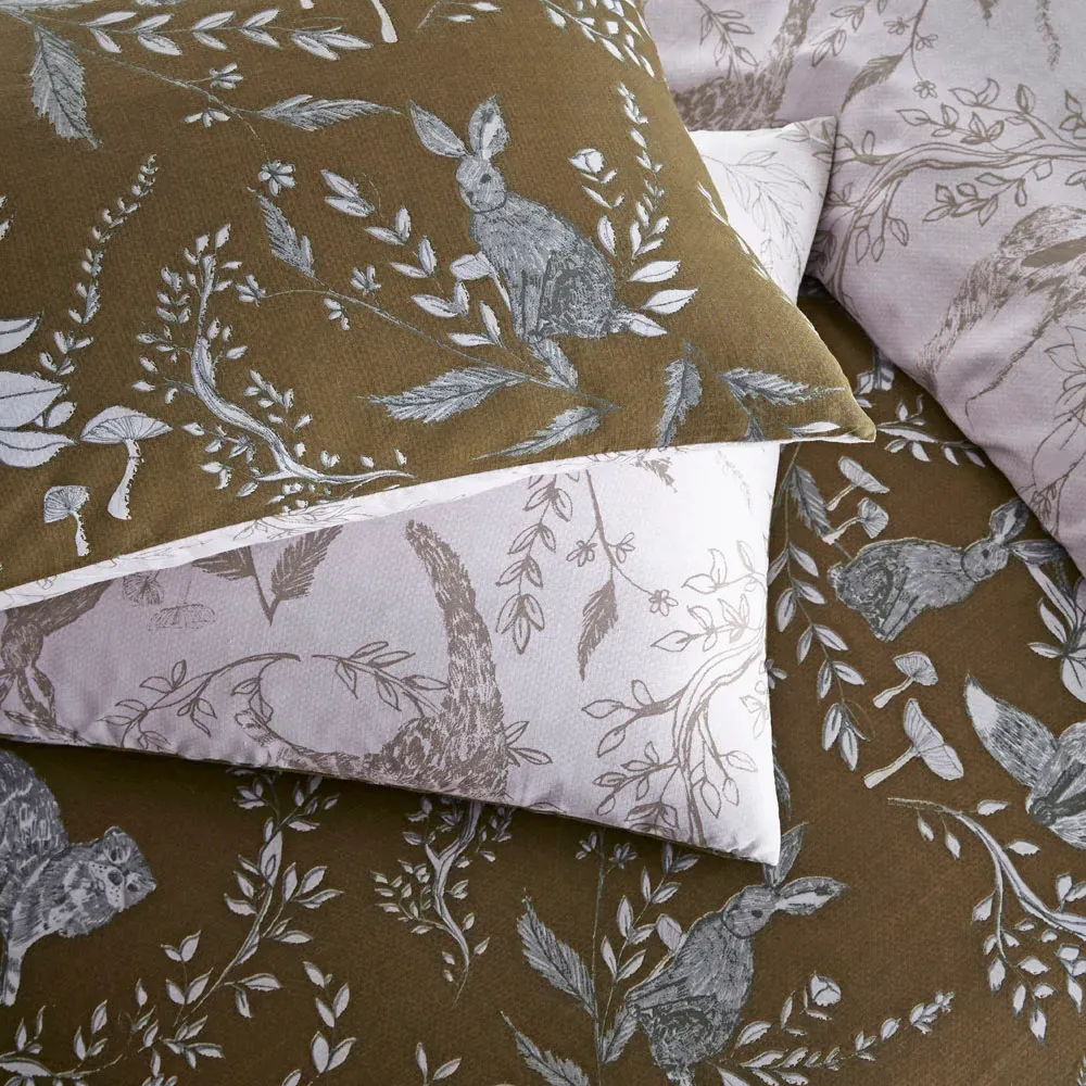 Buckthorn Single Amber Duvet Set - Polycotton