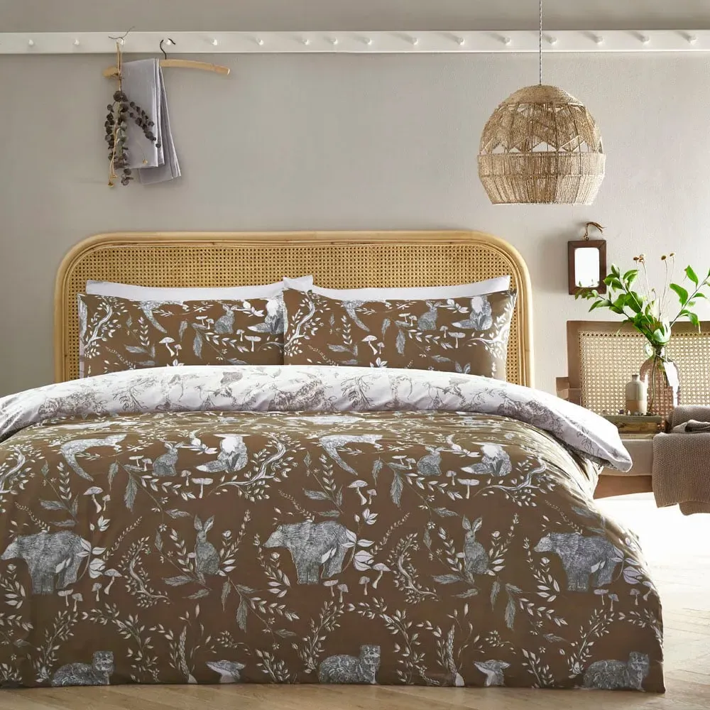 Buckthorn Super King Duvet Set - Multi, Woodland