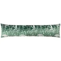 Buckthorn Woodland Velvet Draught Excluder - Green