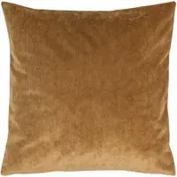 Camden Cushion - Tan, Micro Cord Velvet