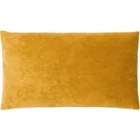 Camden Rectangular Cushion - Mustard, Micro Cord Velvet