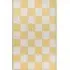 Checkerboard Recycled Outdoor Rug - Yellow