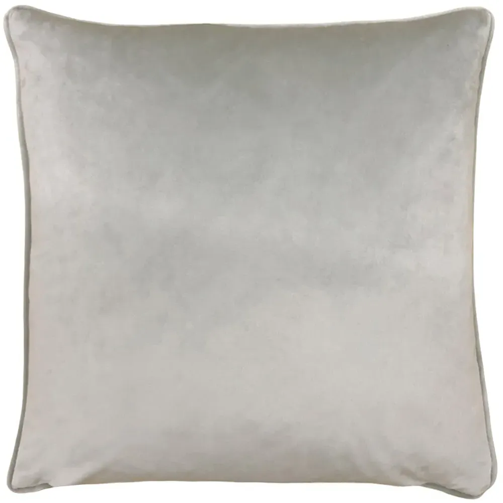 Colony Palm Botanical Cushion - Blue, Velvet