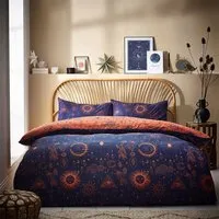 Constellation Celestial Single Duvet Set - Bronze, Polycotton