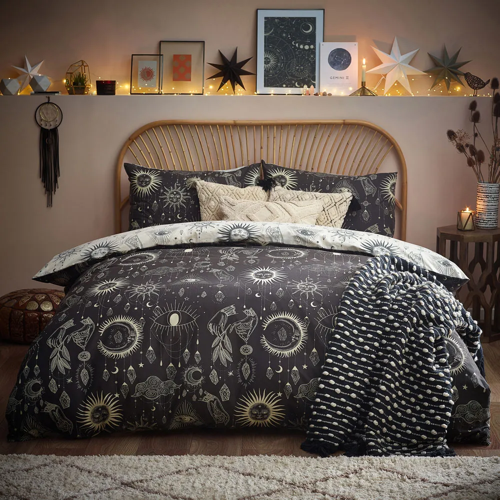 Constellation Celestial Single Duvet Set - Multicolour