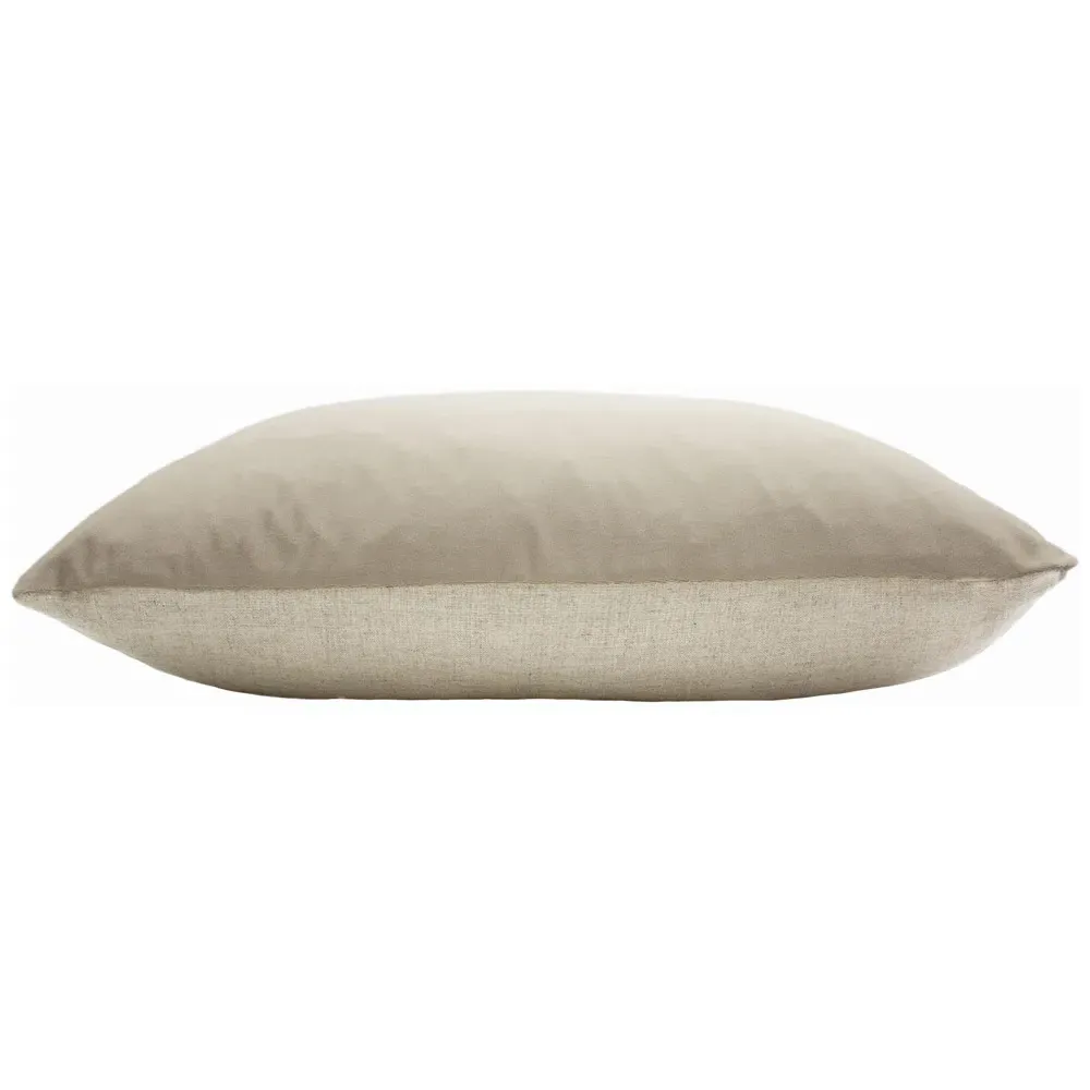 Contra Oblong Cushion - Cream, Velvet