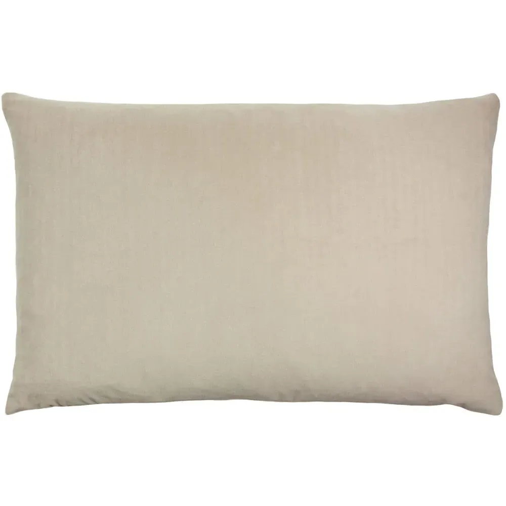 Contra Oblong Cushion - Cream, Velvet