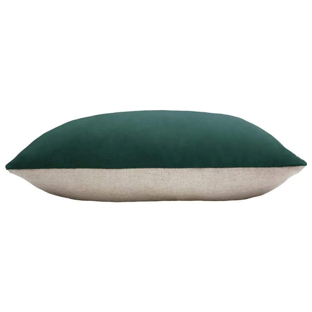 Contra Oblong Velvet Cushion - Teal
